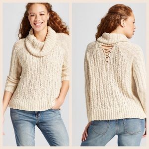 Xhilaration Crisscrossed Back Sweater
